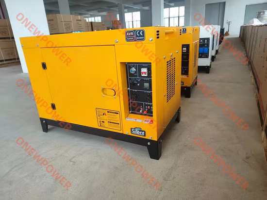 Chine 220V 50Hz 60Hz 3 phases 12,5kVA 13kVA Silencieux/insonorisé Diesel/essence Groupe électrogène électrique Denyo/génération/génération insonorisée Prix